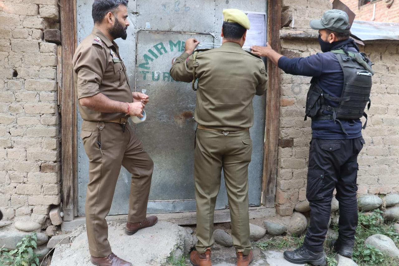 Police seize property in Kulgam village where DySP Aman Thakur was killed in 2019