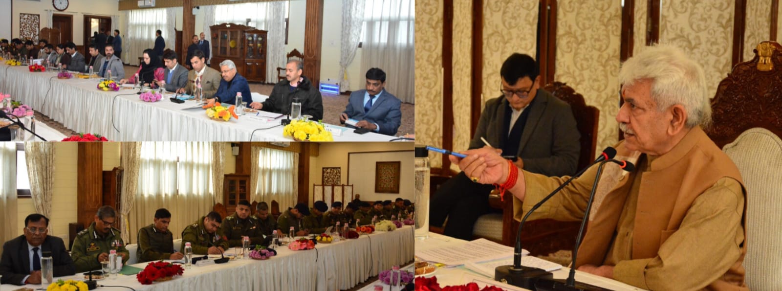 LG Sinha chairs security review meet in Sgr, ‘Winter Strategy’ finalised