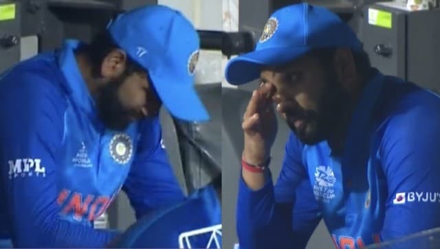 Rohit Sharma struggles to hold back tears as India lose second World Cup final to Australia