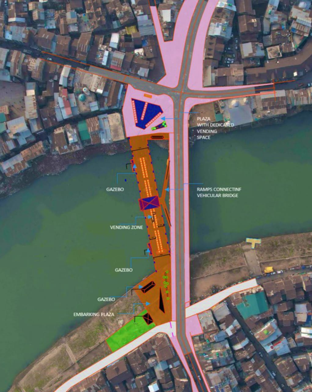 Wire-free markets in downtown, wooden bridge at Amira Kadal soon