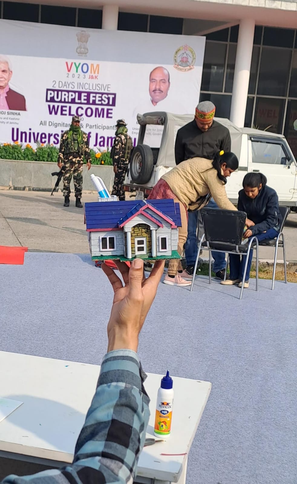 Paraplegic artist from Pulwama secures first position in 3D art talent hunt in Jammu