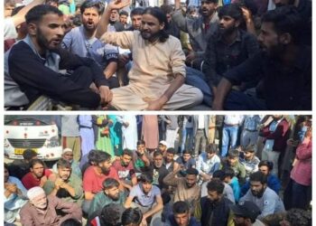 Locals in Handwara Stage Protest Against Water Shortage, Call It Factor Behind Deadly Accident