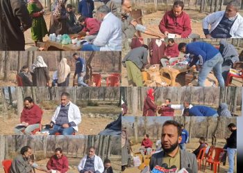Free Medical Camp Held in Budgam Village