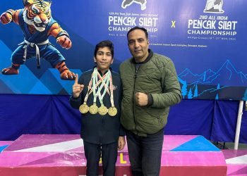 Ahmed Taha Masoody Shines with Back-to-Back Gold Medals in National Pencak Silat Championships
