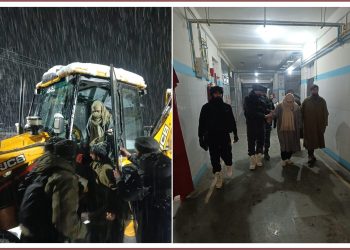 Chinar Warriors to the Rescue: Pregnant Lady Evacuated Amidst Snowfall in Munnad, Kulgam