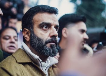NC MP Ruhullah leads youth protest outside CM’s residence against ‘unfair’ Reservation Policy