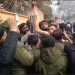 Wildlife department daily wagers, casual labourers protest outside CM’s residence in Srinagar