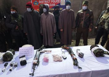 Three LeT/TRF Militant Associates Arrested in Kulgam: Police