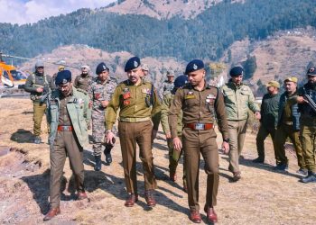DGP Nalin Prabhat Ji Conducts Operational Review Of Forward Operating Bases On Tri Junction Of Kathua, Doda And Udhampur