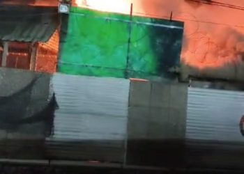 Fire Damages CRPF Barrack in Srinagar