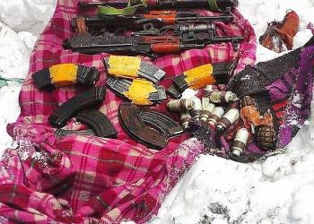 Arms, ammo recovered in Uri sector