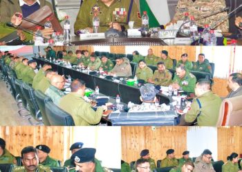 IGP Kashmir Reviews Joint Security Preparedness in Anantnag
