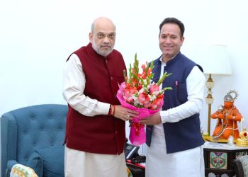 Sunil Sharma meets Home Minister Amit Shah, discusses key J&K issues