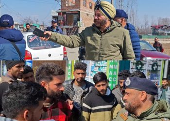 Traffic Police Intensifies Crackdown on Violations in Rural Kashmir Fines Imposed, Motorists Advised on Road Safety