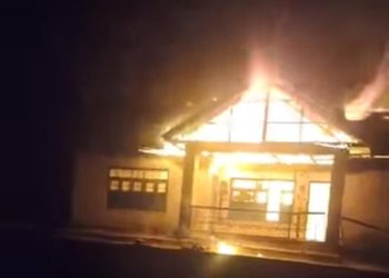 Govt SSA Primary School Gutted In Midnight Blaze In Anantnag