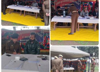 JKAP 8th Battalion Organizes Medical Camp for Police Personnel