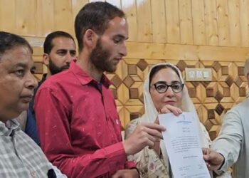 J&K Waqf chairperson hands over appointment letter to Pahalgam braveheart’s brother
