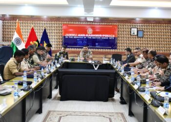 IGP Kashmir chairs joint security review meeting at PCR Kashmir