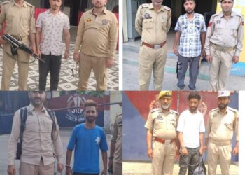 Srinagar Police books four notorious drug peddlers under the PIT NDPS Act; lodged in different jails of UT of J&K.