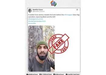 PIB Fact Check debunks fake video of alleged soldier exposing Pahalgam attack as ‘false flag’
