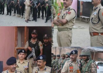 DGP J&K Visits remote areas of Rajwar in Handwara