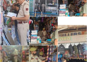 Kulgam police carries out district-wide searches to curb banned Literature