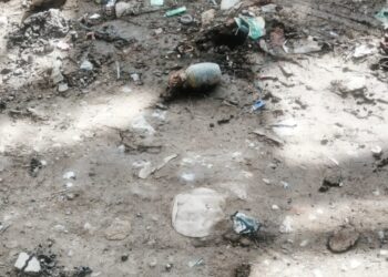 Old hand Grenade Found in Garbage Dump at Srinagar