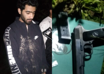 Suspect Apprehended Along With Pistol And Ammunition in Awantipora