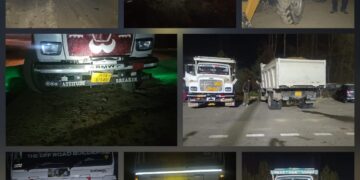 Awantipora Police Seize 07 Tippers/Dumpers and 02 JCBs Involved in Illegal Transportation of Minerals