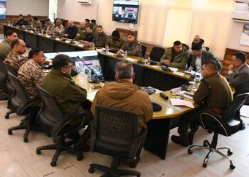 IGP Kashmir Chairs Security Review Meeting Ahead of VVIP Visit at PCR Kashmir