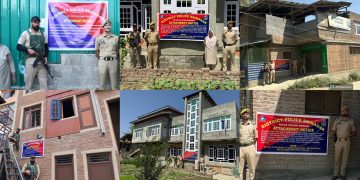SRINAGAR POLICE ATTACHES PROPERTIES WORTH ₹7.11 CRORE LINKED TO DRUG TRAFFICKING & TERROR ACTIVITIES